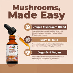 Organic Mushroom Complex Liquid Drops