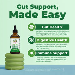 Organic Liquid Probiotic Travel Size